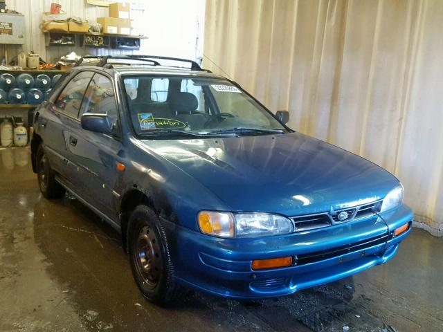 JF1GF6350SH814473 - 1995 SUBARU IMPREZA L BLUE photo 1