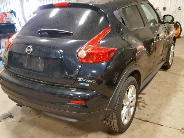 JN8AF5MV3DT225768 - 2013 NISSAN JUKE S BLACK photo 4