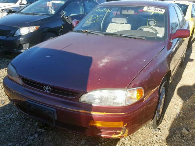 4T1BG12KXTU715398 - 1996 TOYOTA CAMRY DX MAROON photo 2