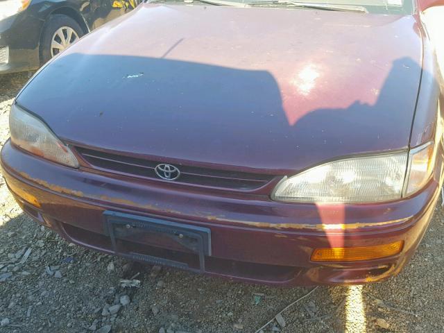 4T1BG12KXTU715398 - 1996 TOYOTA CAMRY DX MAROON photo 9