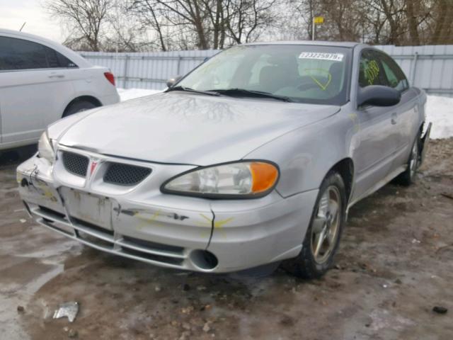 1G2NF52F24C231218 - 2004 PONTIAC GRAND AM S SILVER photo 2