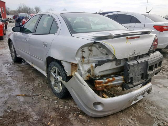 1G2NF52F24C231218 - 2004 PONTIAC GRAND AM S SILVER photo 3