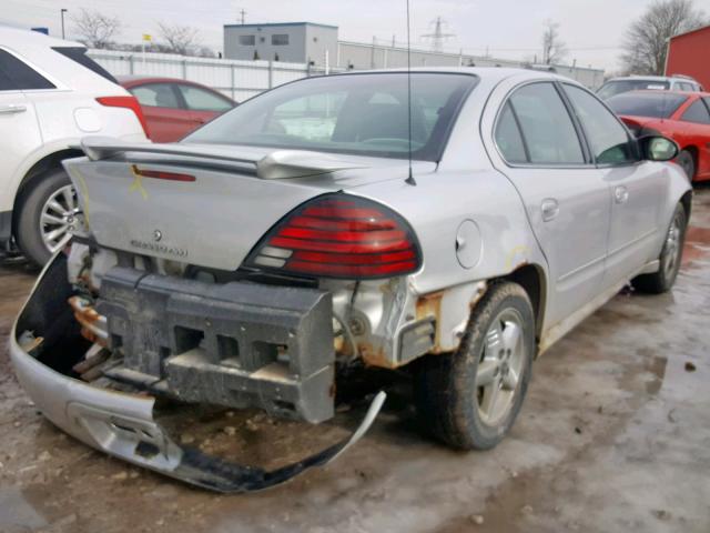 1G2NF52F24C231218 - 2004 PONTIAC GRAND AM S SILVER photo 4