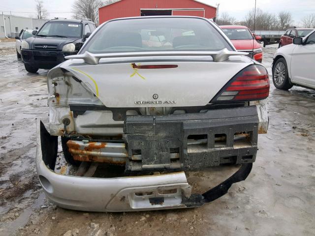 1G2NF52F24C231218 - 2004 PONTIAC GRAND AM S SILVER photo 9