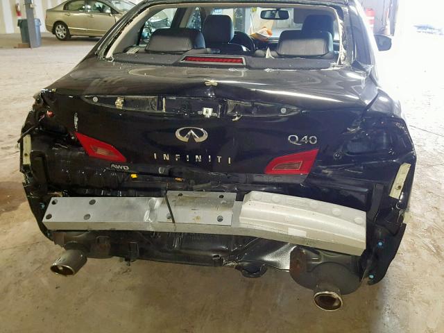 JN1CV6AR4FM524626 - 2015 INFINITI Q40 BLACK photo 9