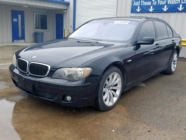 WBAHN83577DT72185 - 2007 BMW 750 BLACK photo 2