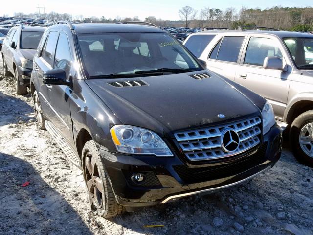 4JGBB5GB8BA740556 - 2011 MERCEDES-BENZ ML 350 BLACK photo 1