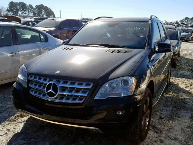 4JGBB5GB8BA740556 - 2011 MERCEDES-BENZ ML 350 BLACK photo 2