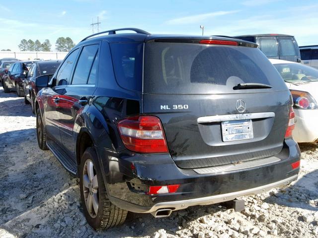 4JGBB5GB8BA740556 - 2011 MERCEDES-BENZ ML 350 BLACK photo 3