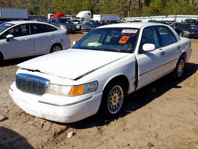 2MEFM74W8WX691745 - 1998 MERCURY GRAND MARQ WHITE photo 2