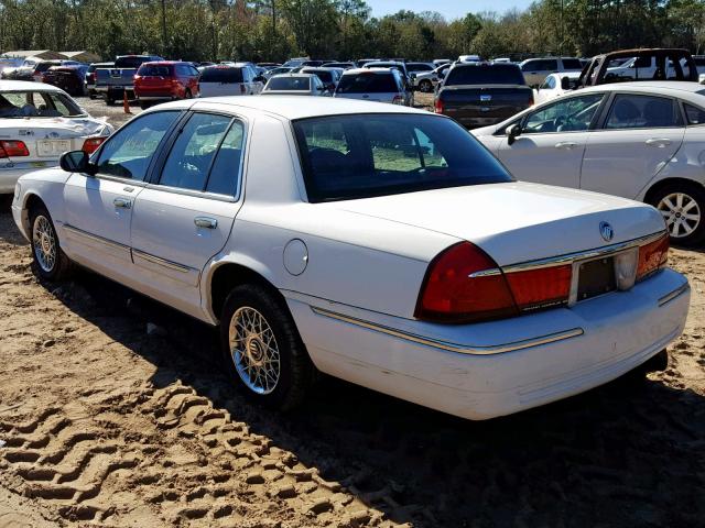 2MEFM74W8WX691745 - 1998 MERCURY GRAND MARQ WHITE photo 3