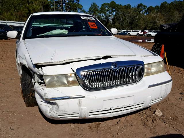 2MEFM74W8WX691745 - 1998 MERCURY GRAND MARQ WHITE photo 9