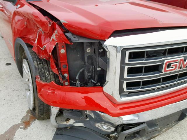 3GTU2UECXEG452210 - 2014 GMC SIERRA K15 RED photo 9