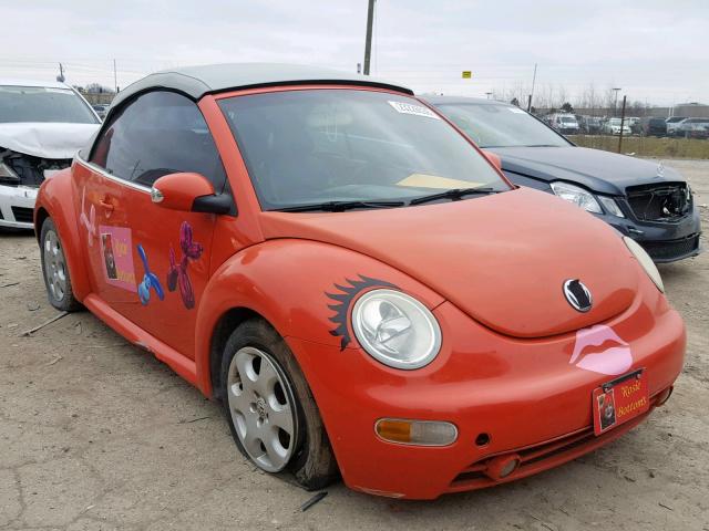 3VWCK21Y93M316616 - 2003 VOLKSWAGEN NEW BEETLE Narıncı foto 1