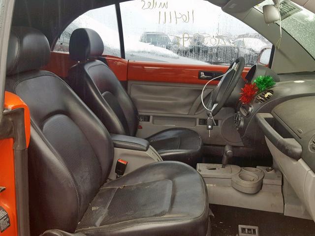 3VWCK21Y93M316616 - 2003 VOLKSWAGEN NEW BEETLE Narıncı foto 5