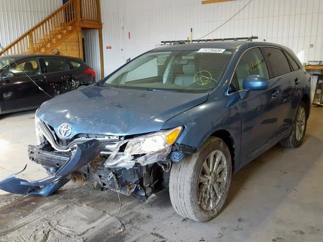 4T3ZA3BB1AU032411 - 2010 TOYOTA VENZA BASE 蓝色 照片 2
