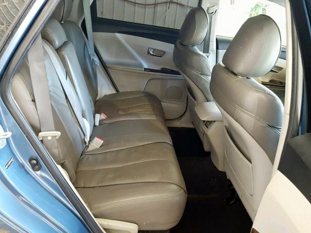 4T3ZA3BB1AU032411 - 2010 TOYOTA VENZA BASE 蓝色 照片 6