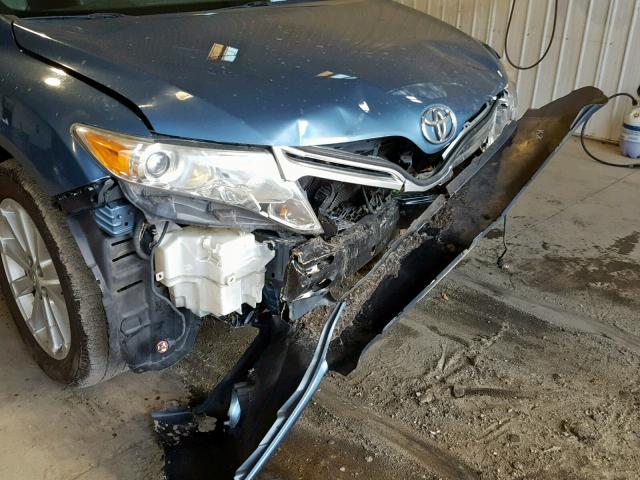 4T3ZA3BB1AU032411 - 2010 TOYOTA VENZA BASE 蓝色 照片 9