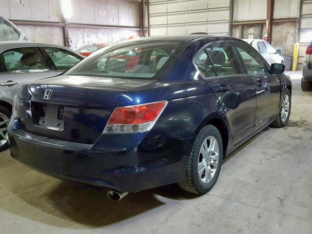 1HGCP2F4XAA161192 - 2010 HONDA ACCORD LXP BLUE photo 4