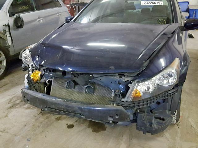 1HGCP2F4XAA161192 - 2010 HONDA ACCORD LXP BLUE photo 9