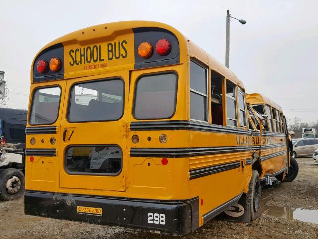 1BAKFCEH6KF347916 - 2019 BLUE BIRD SCHOOL BUS YELLOW photo 4