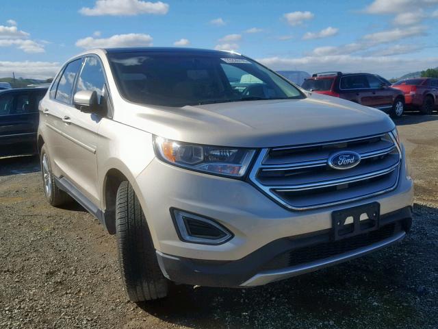 2FMPK3J83HBC45606 - 2017 FORD EDGE SEL GOLD photo 1