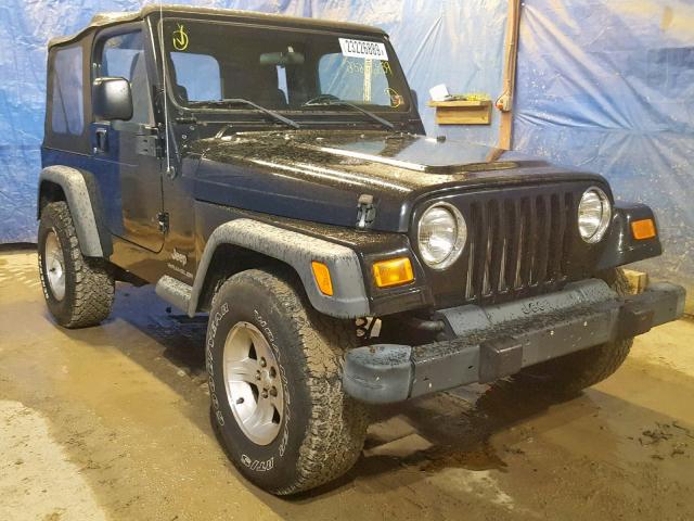 1J4FA29113P371382 - 2003 JEEP WRANGLER / BLACK photo 1