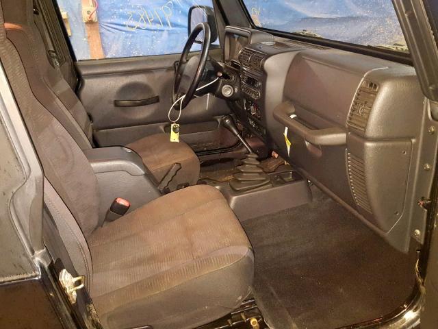 1J4FA29113P371382 - 2003 JEEP WRANGLER / BLACK photo 5