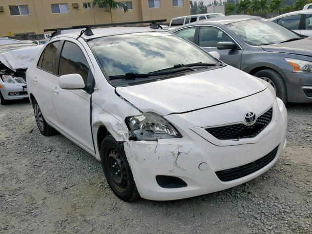 JTDBT903191326525 - 2009 TOYOTA YARIS WHITE photo 1