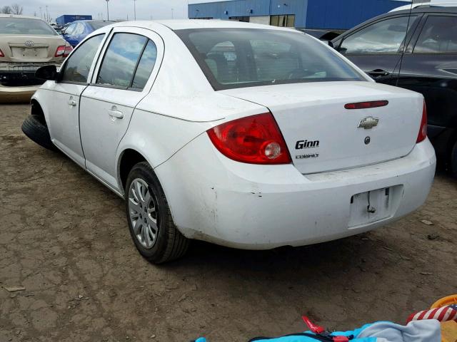 1G1AB5F51A7134029 - 2010 CHEVROLET COBALT LS WHITE photo 3