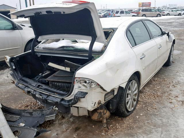 1G4HD57M09U111422 - 2009 BUICK LUCERNE CX WHITE photo 4