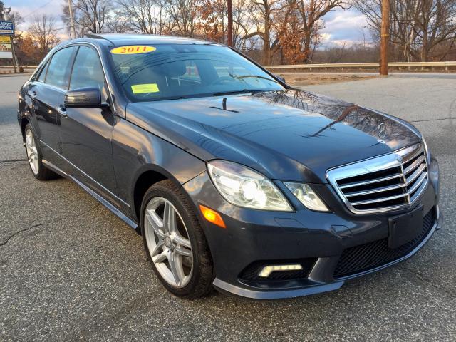 WDDHF9AB0BA303823 - 2011 MERCEDES-BENZ E 550 4MAT GRAY photo 1