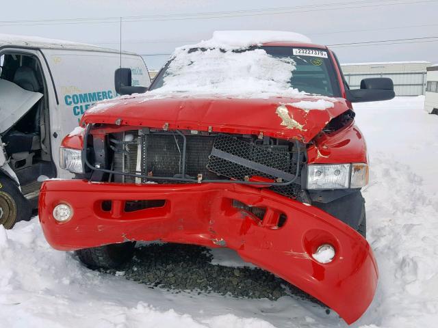 3B7KF23W7XG148798 - 1999 DODGE RAM 2500 RED photo 9