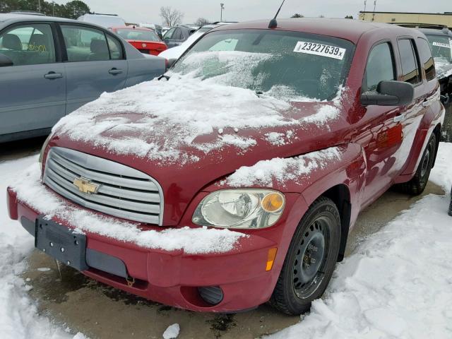 3GNDA13D67S505201 - 2007 CHEVROLET HHR LS BURGUNDY photo 2