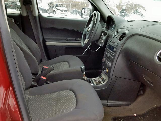 3GNDA13D67S505201 - 2007 CHEVROLET HHR LS BURGUNDY photo 5