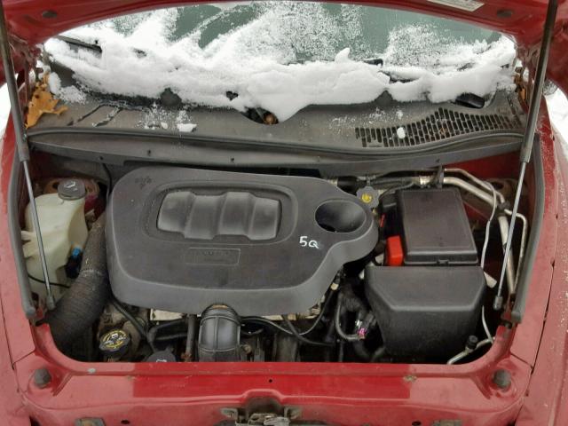 3GNDA13D67S505201 - 2007 CHEVROLET HHR LS BURGUNDY photo 7