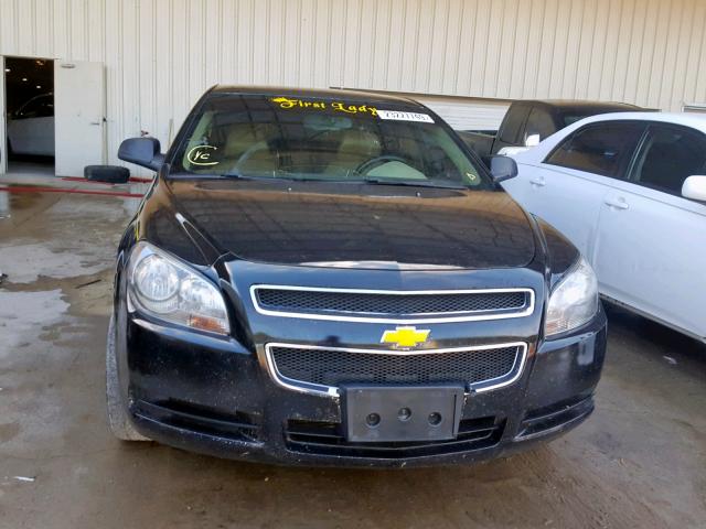 1G1ZB5E03CF164036 - 2012 CHEVROLET MALIBU LS შავი ფოტო 9