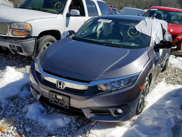 2HGFC3B36GH350718 - 2016 HONDA CIVIC EX GRAY photo 2