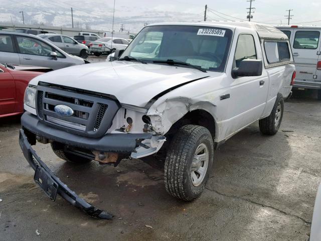 1FTYR10D87PA21360 - 2007 FORD RANGER WHITE photo 2