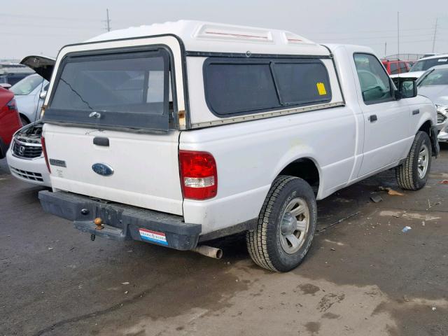 1FTYR10D87PA21360 - 2007 FORD RANGER WHITE photo 4