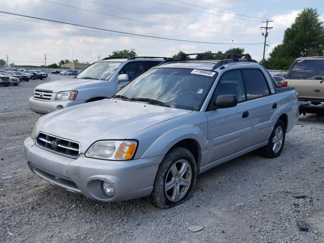 4S4BT62C057107666 - 2005 SUBARU BAJA SPORT SILVER photo 2