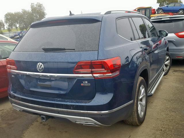 1V2MR2CA7JC528303 - 2018 VOLKSWAGEN ATLAS SEL Mavi foto 4