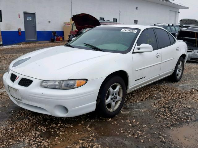 1G2WK52JX1F125341 - 2001 PONTIAC GRAND PRIX WHITE photo 2
