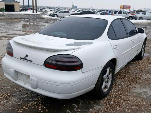 1G2WK52JX1F125341 - 2001 PONTIAC GRAND PRIX WHITE photo 4