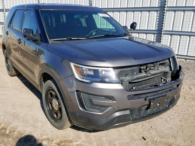 1FM5K8AR4HGA43976 - 2017 FORD EXPLORER P GRAY photo 1