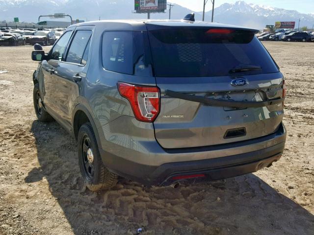 1FM5K8AR4HGA43976 - 2017 FORD EXPLORER P GRAY photo 3