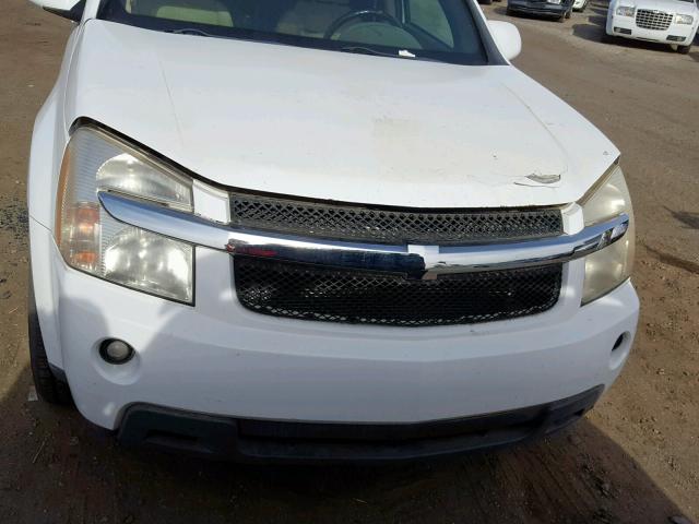 2CNDL73F876115699 - 2007 CHEVROLET EQUINOX LT WHITE photo 9