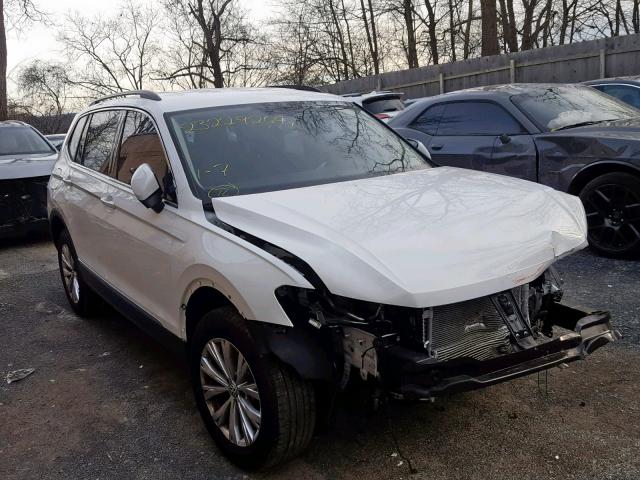 3VV2B7AX2JM133463 - 2018 VOLKSWAGEN TIGUAN SE WHITE photo 1