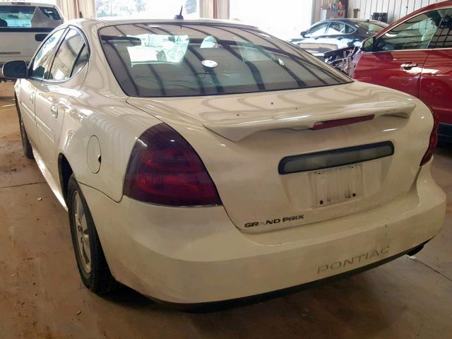 2G2WP552961225158 - 2006 PONTIAC GRAND PRIX WHITE photo 3