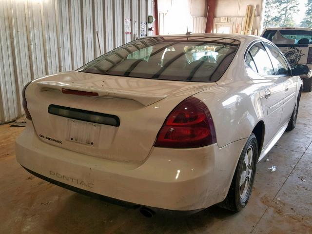 2G2WP552961225158 - 2006 PONTIAC GRAND PRIX WHITE photo 4